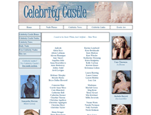 Tablet Screenshot of celebritycastle.com